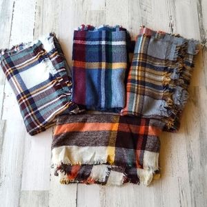 ❤️‍🔥SOLD❤️‍🔥💥BUNDLE OF OVERSIZED SCARFS/WRAPS💥 NWOT